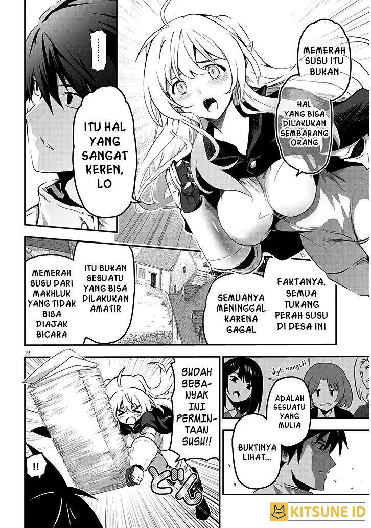 Milk Shibori Hunter no Isekai Sakunyuuki: Nouka no Saenai Otoko ga Arayuru Shuzoku no Chiku B wo Moteasobi Toriko ni Suru Chapter 1 - halaman 12