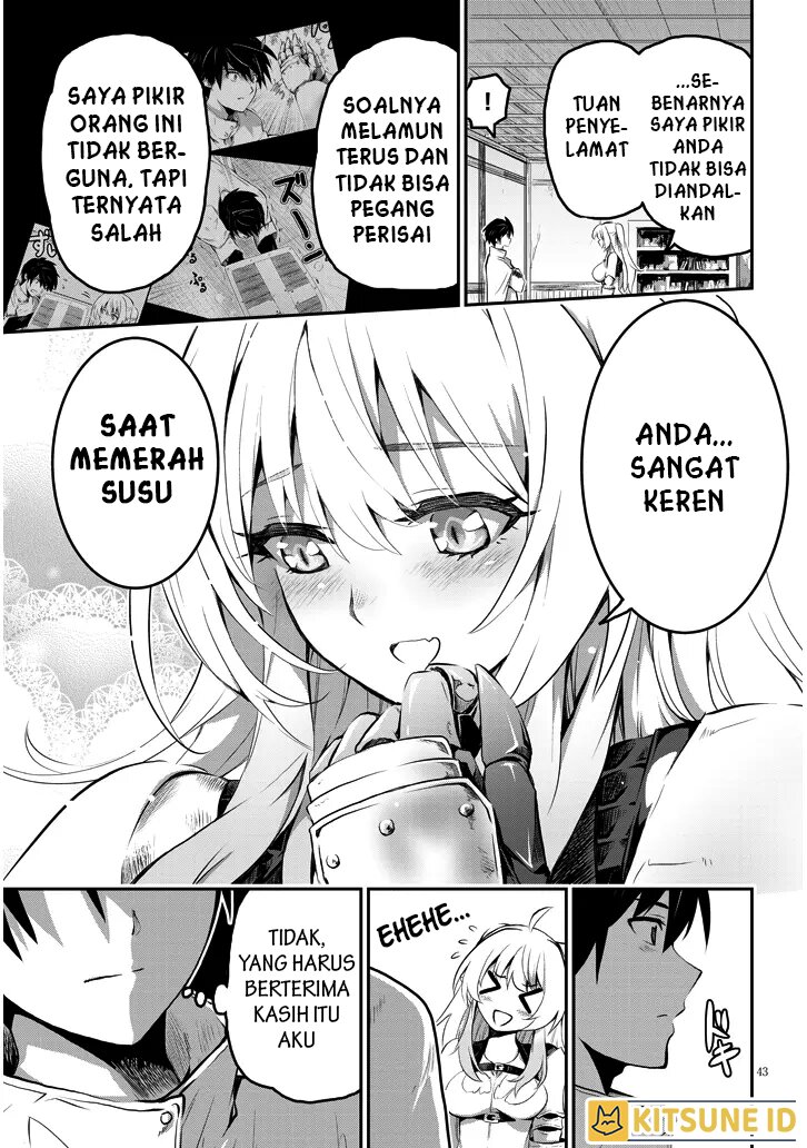 Milk Shibori Hunter no Isekai Sakunyuuki: Nouka no Saenai Otoko ga Arayuru Shuzoku no Chiku B wo Moteasobi Toriko ni Suru Chapter 1 - halaman 42