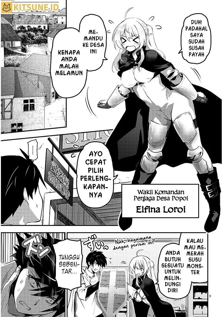 Milk Shibori Hunter no Isekai Sakunyuuki: Nouka no Saenai Otoko ga Arayuru Shuzoku no Chiku B wo Moteasobi Toriko ni Suru Chapter 1 - halaman 9
