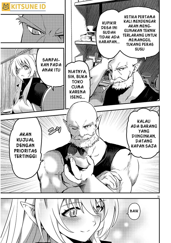 Milk Shibori Hunter no Isekai Sakunyuuki: Nouka no Saenai Otoko ga Arayuru Shuzoku no Chiku B wo Moteasobi Toriko ni Suru Chapter 2 - halaman 32
