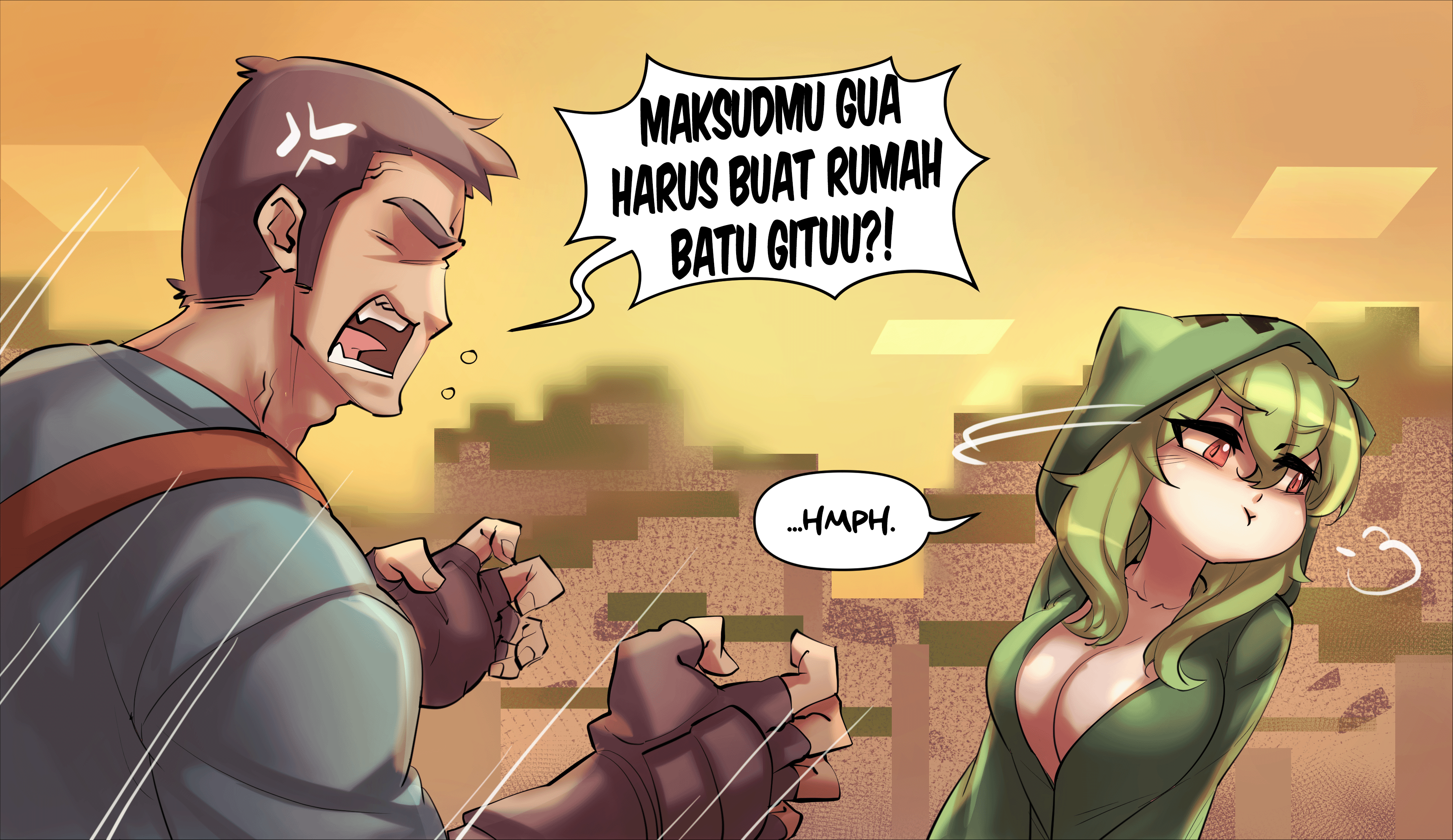 Minecraft: Anime Edition Chapter 10 - halaman 5