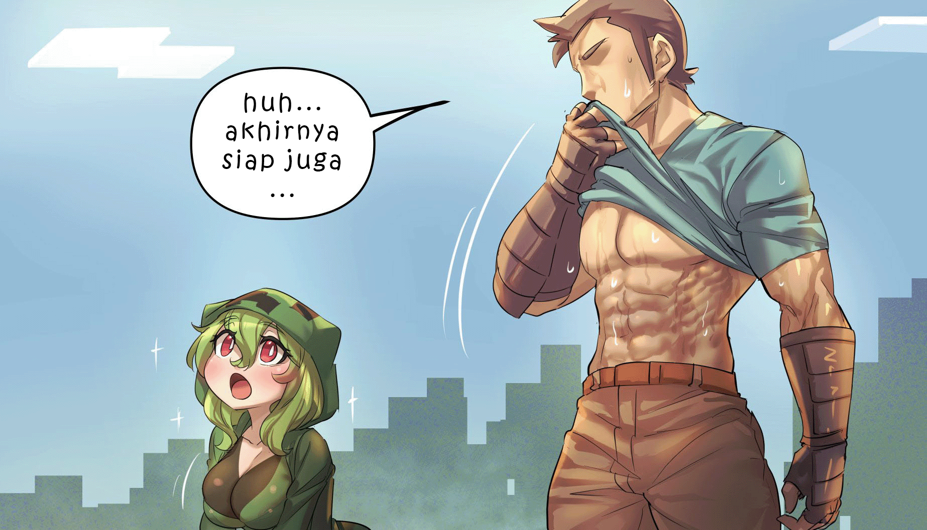 Minecraft: Anime Edition Chapter 14 - halaman 2