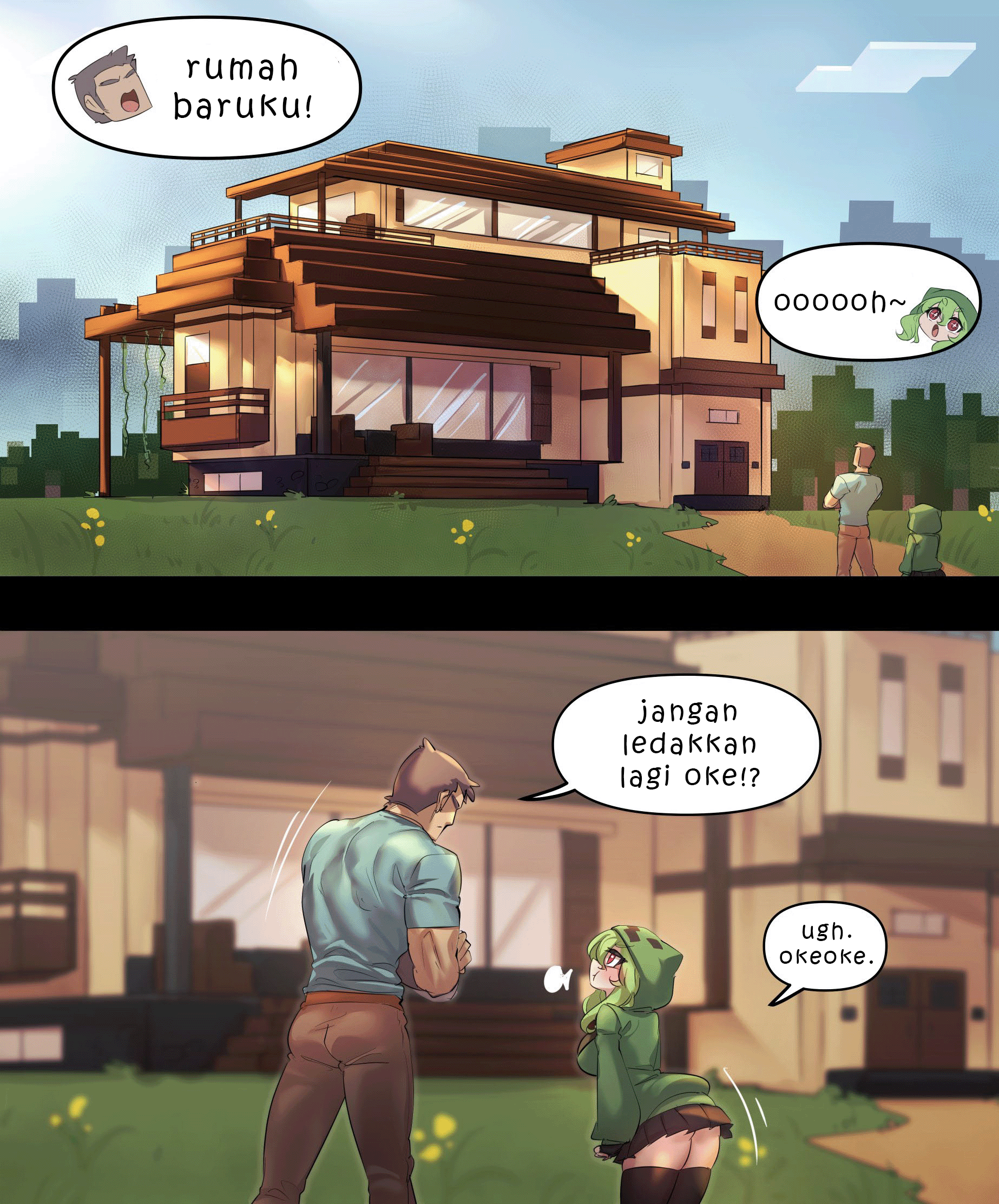 Minecraft: Anime Edition Chapter 14 - halaman 3