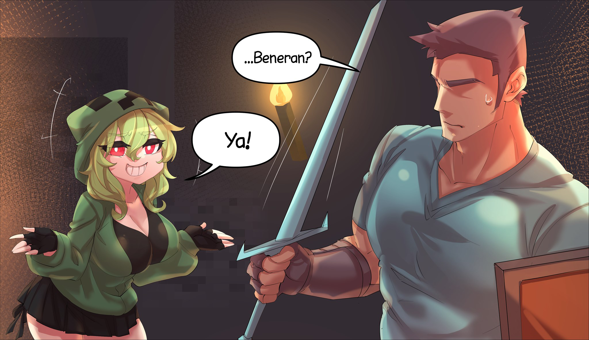 Minecraft: Anime Edition Chapter 19 - halaman 4