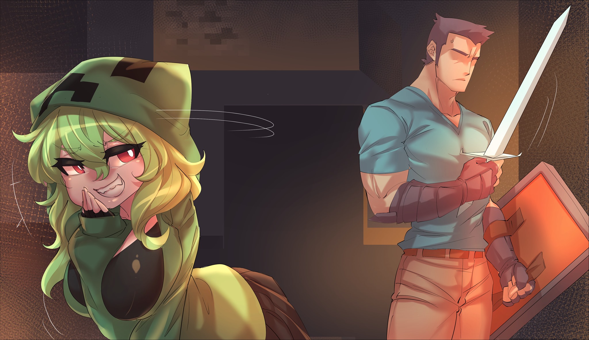 Minecraft: Anime Edition Chapter 19 - halaman 6