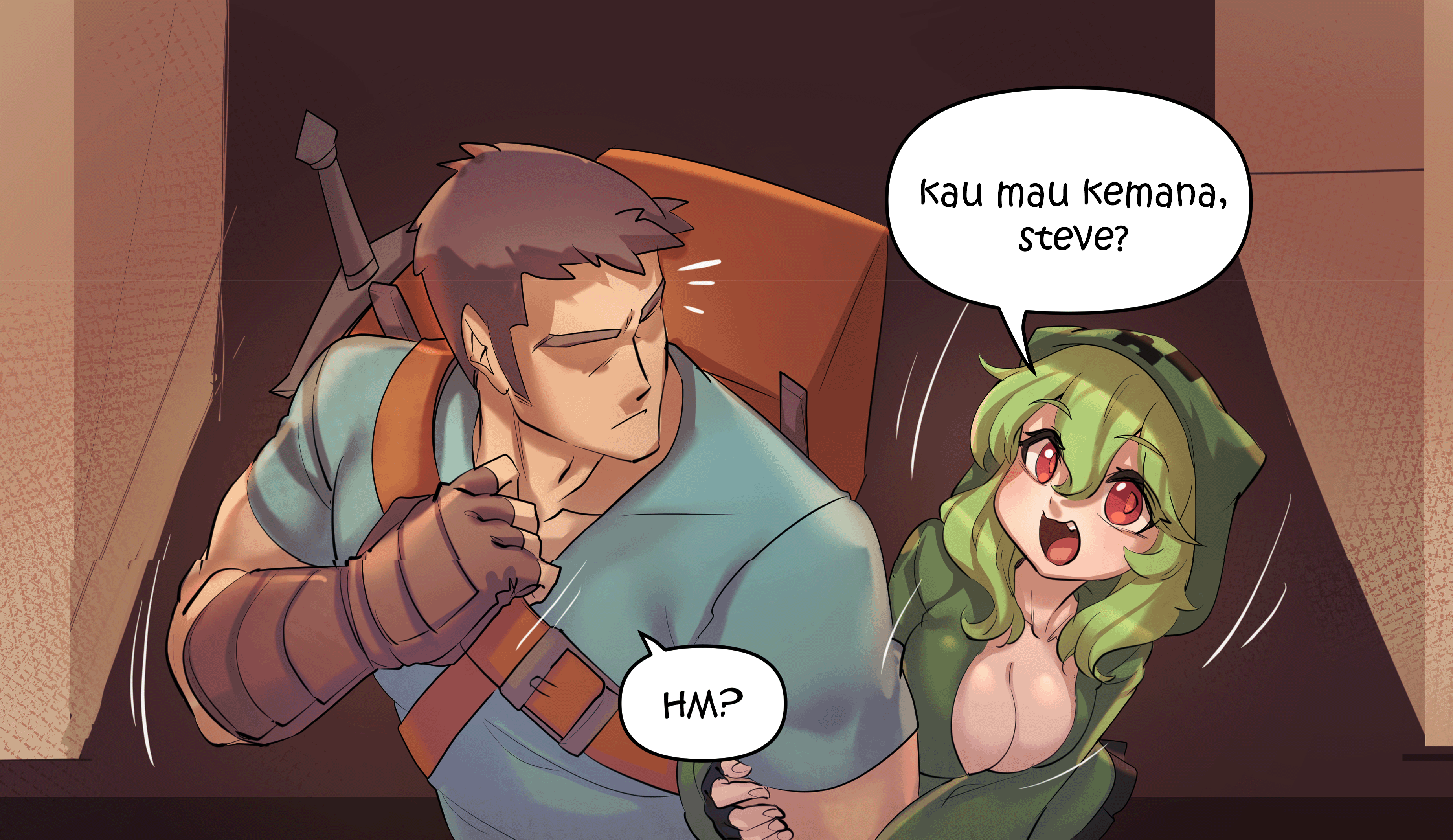 Minecraft: Anime Edition Chapter 9 - halaman 1