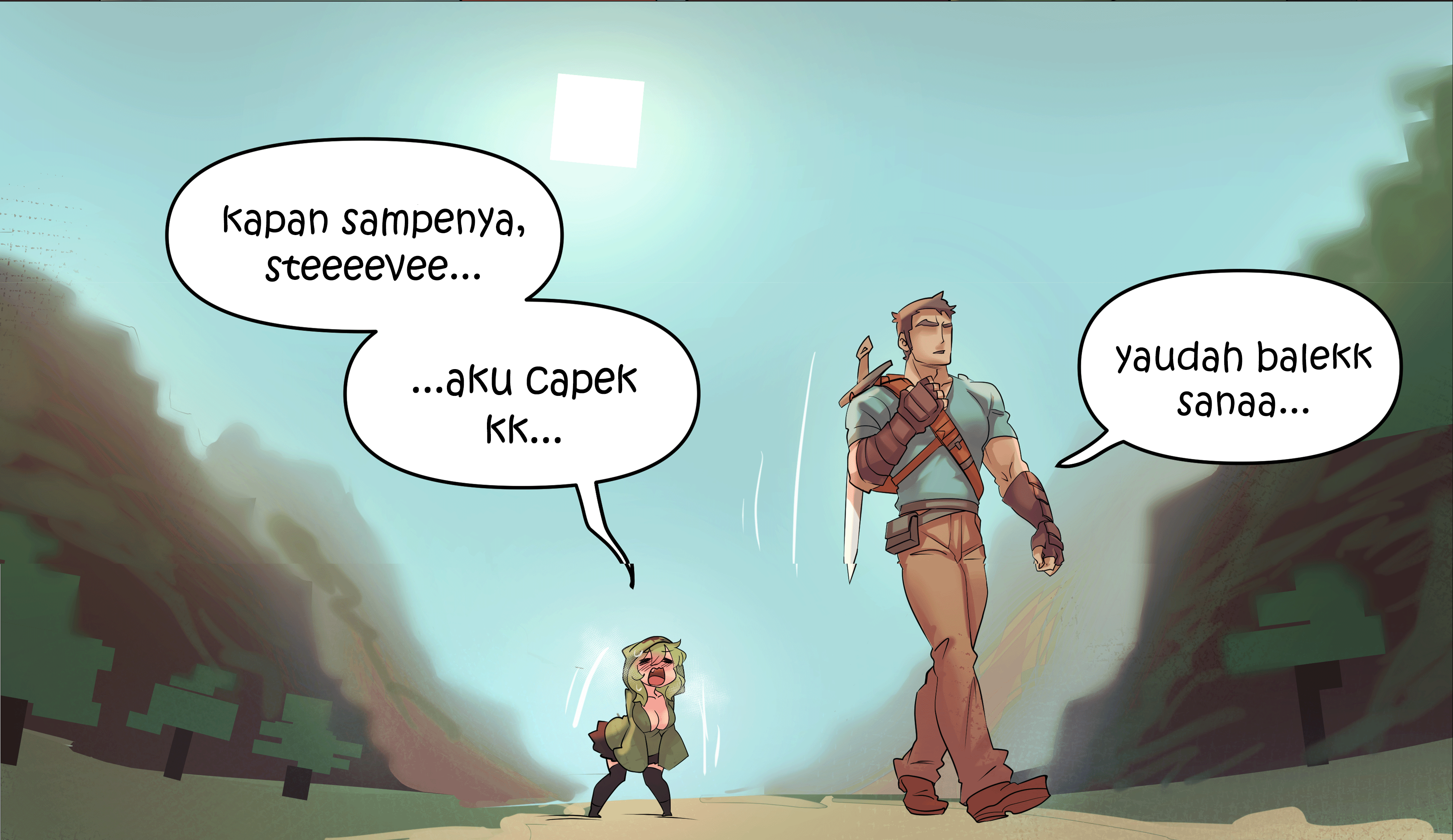 Minecraft: Anime Edition Chapter 9 - halaman 3