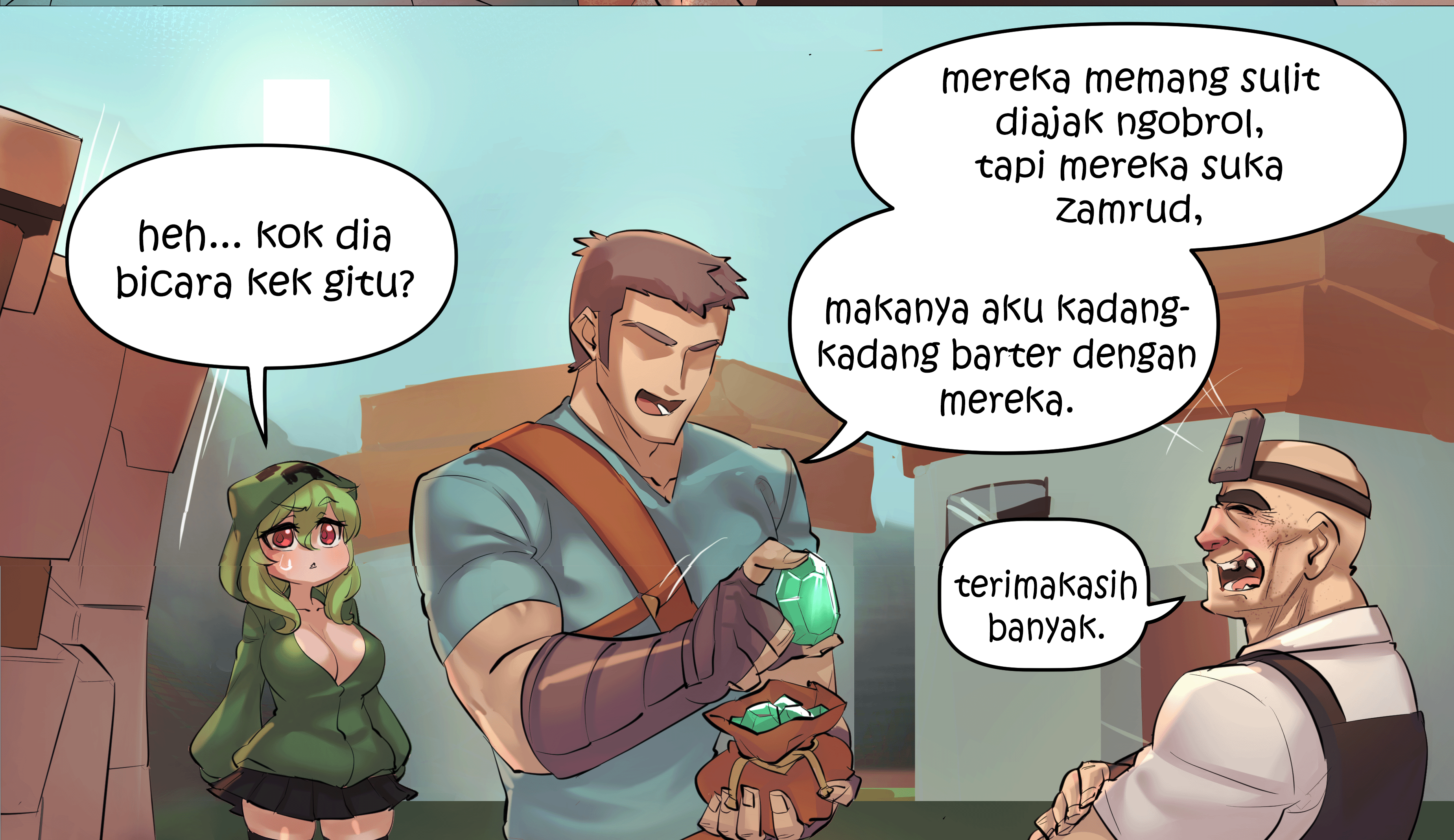 Minecraft: Anime Edition Chapter 9 - halaman 8