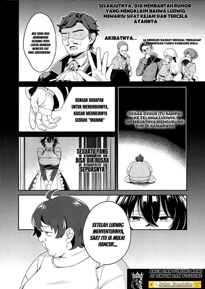 Minikui Orc no Gyakushuu: Doujin Eroge no Kichiku Koutaishi ni Tensei shita Moo no Junan Chapter 1.1 - halaman 11