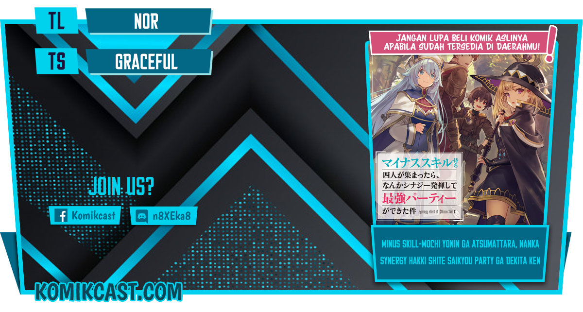 Minus Skill Mochi Yonin ga Atsumattara, nanka Synergy Hakki shite Saikyou Party ga Dekita Ken Chapter 2.2 - halaman 1