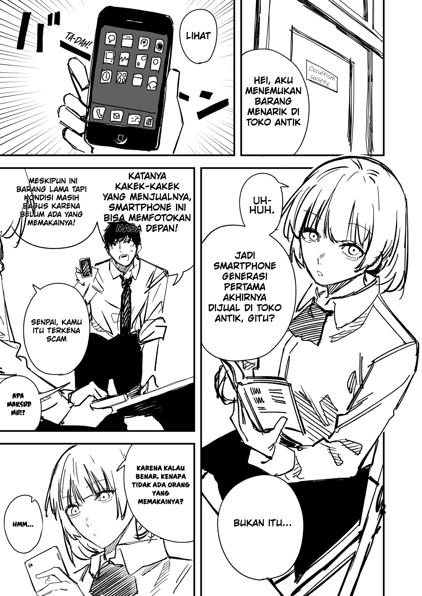 Mirai ga Mieru Sumaho no Hanashi Chapter 0 - halaman 2