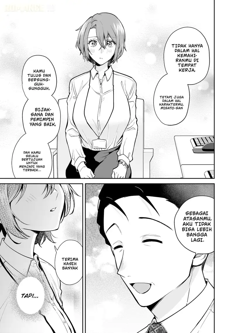 Misato-san wa Amasugi Joushi ni Chotto Kibishii Chapter 14 - halaman 18