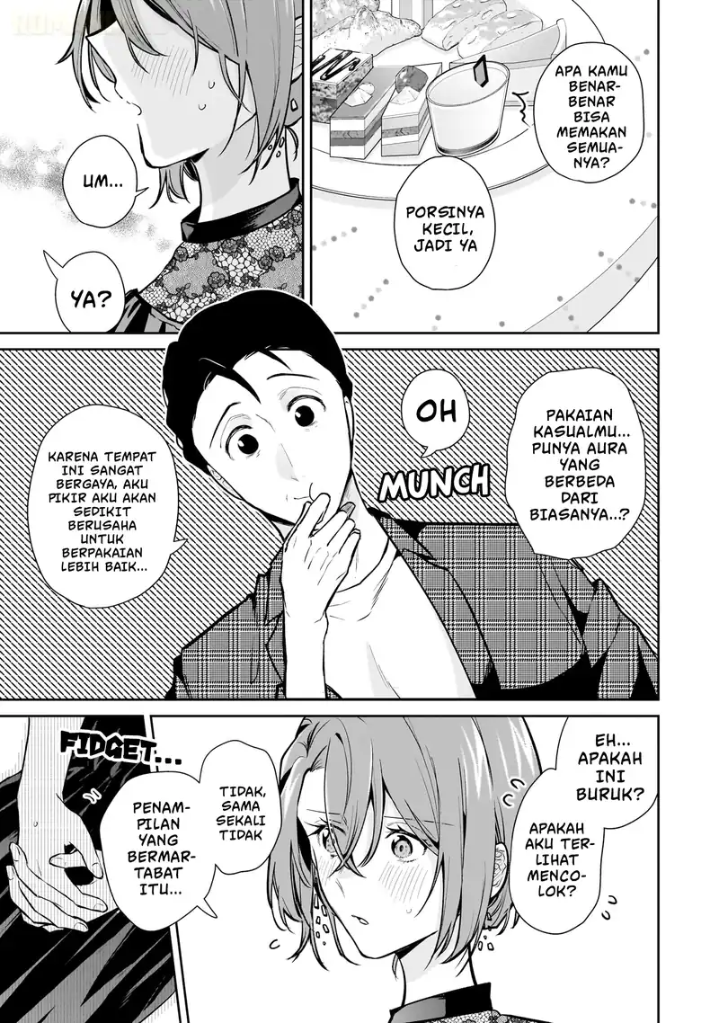 Misato-san wa Amasugi Joushi ni Chotto Kibishii Chapter 16 - halaman 8