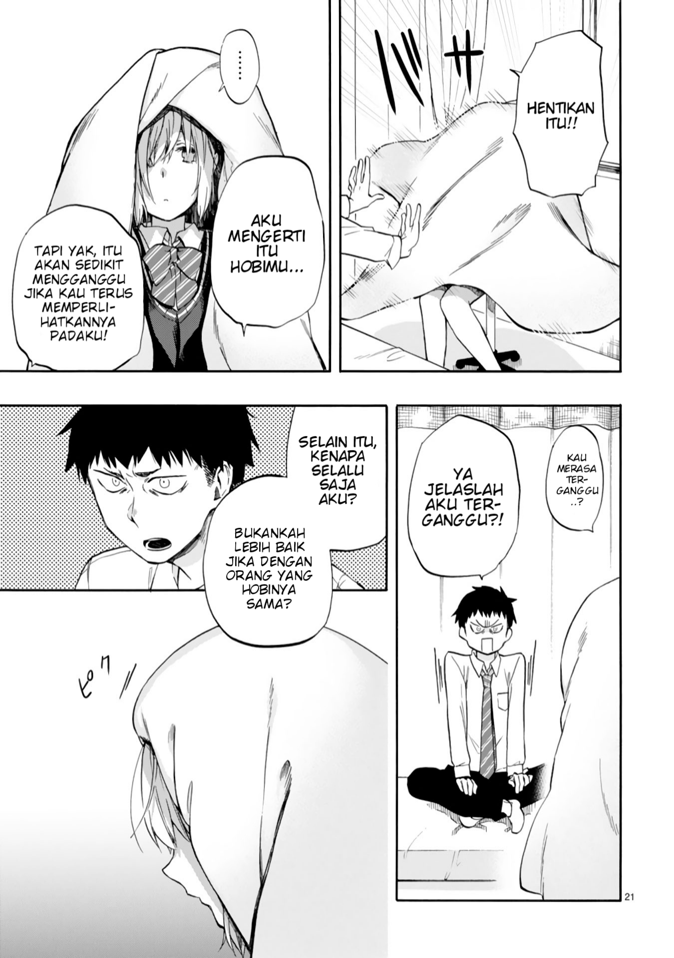 Miseru, Mitsumeru, Futari Dake Chapter 1 - halaman 21
