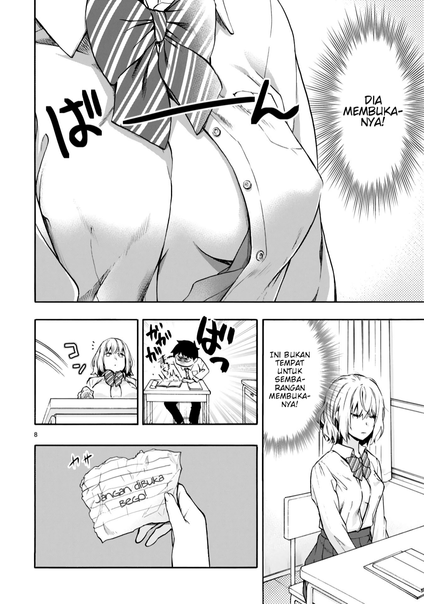 Miseru, Mitsumeru, Futari Dake Chapter 1 - halaman 8