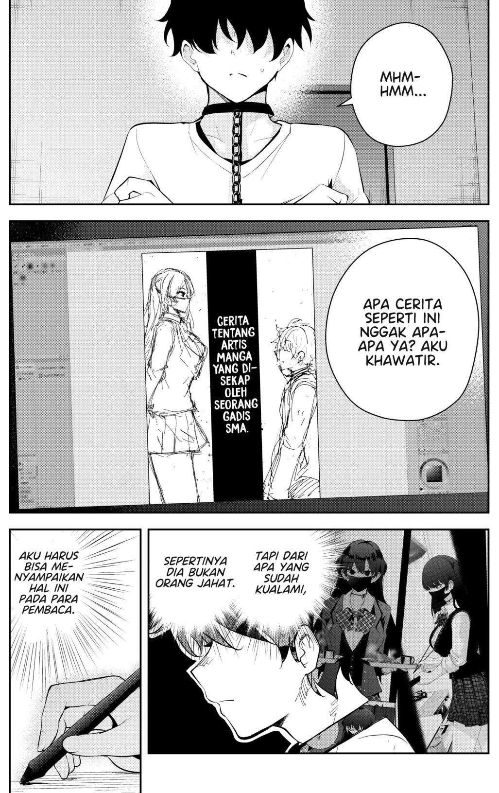 Mishiranu Joshikousei ni Kankensareta Mangaka no Hanashi Chapter 18 - halaman 1