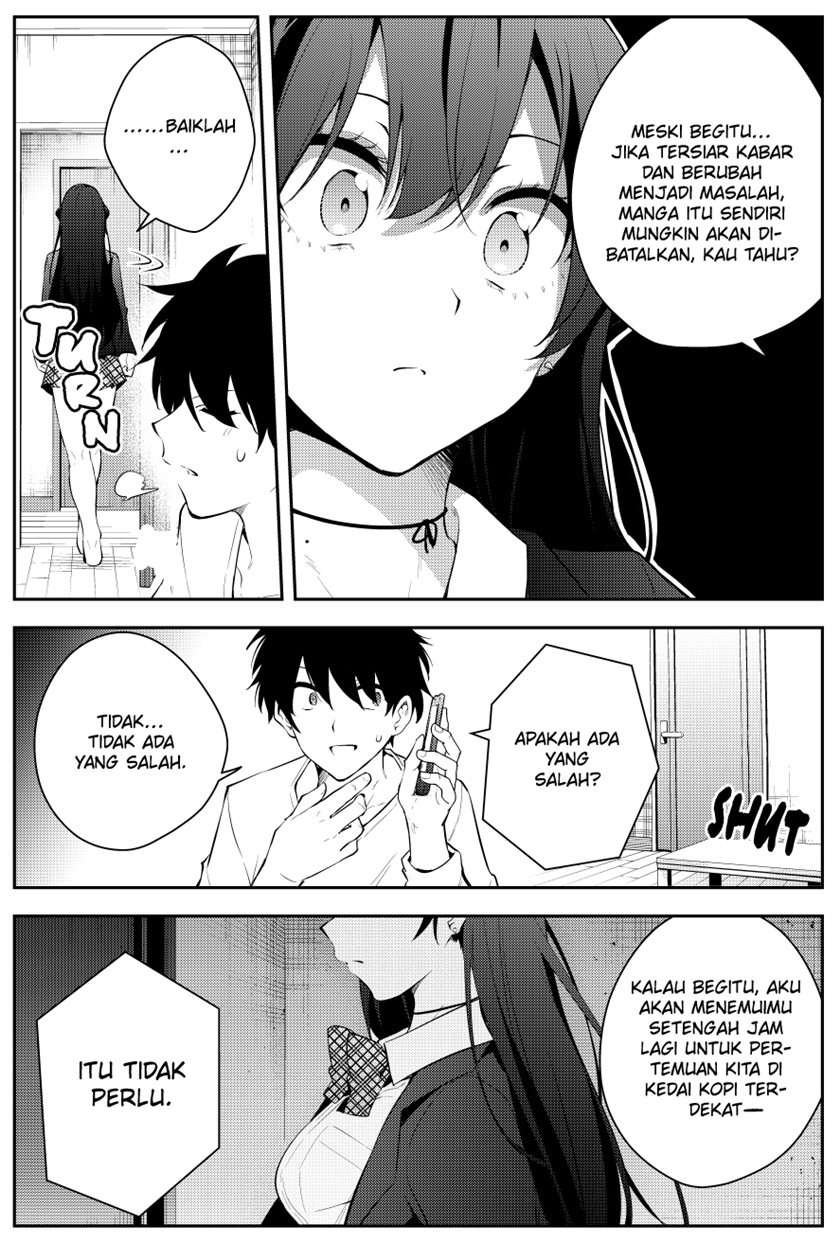 Mishiranu Joshikousei ni Kankensareta Mangaka no Hanashi Chapter 40 - halaman 7