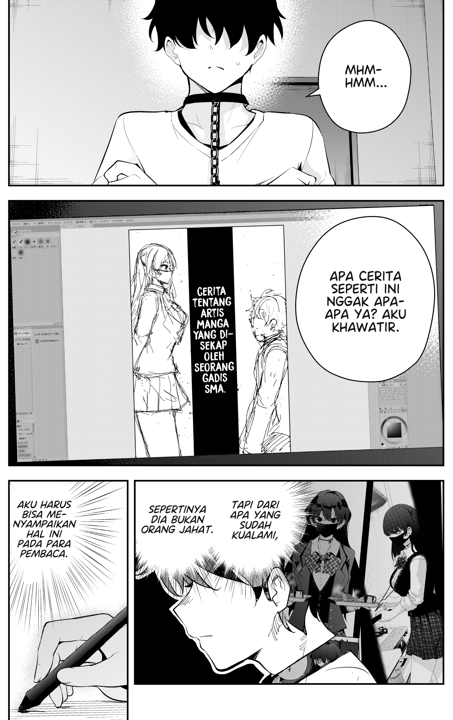 Mishiranu Joshikousei ni Kankin sareta Mangaka no Hanashi Chapter 18 - halaman 1