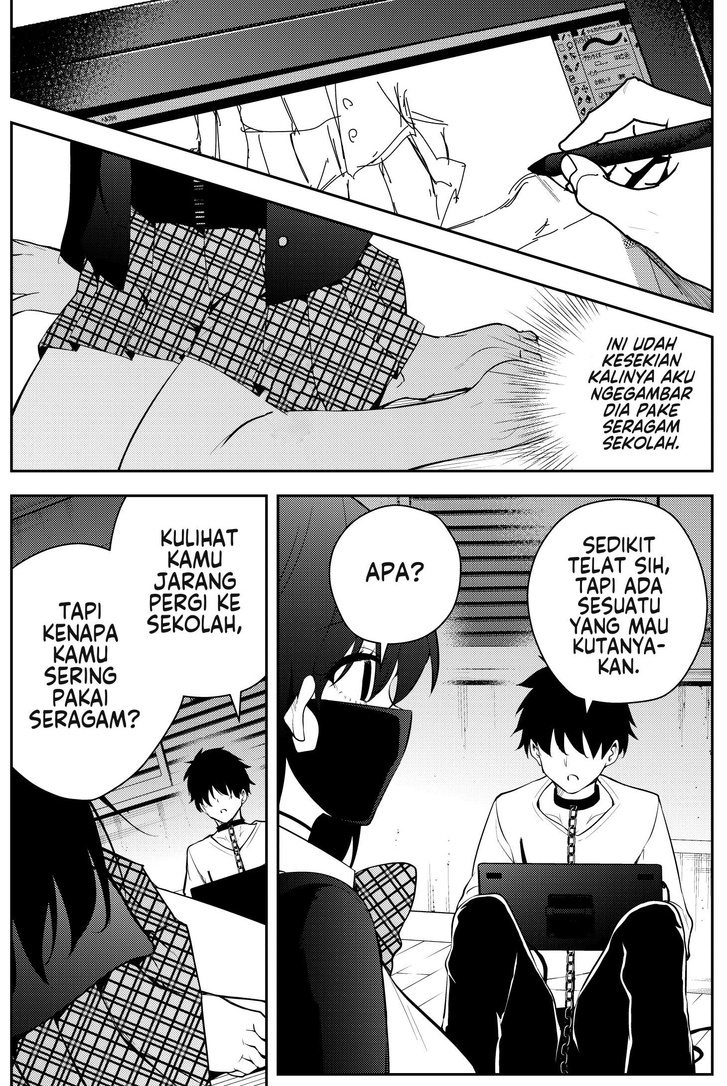 Mishiranu Joshikousei ni Kankin sareta Mangaka no Hanashi Chapter 24 - halaman 1