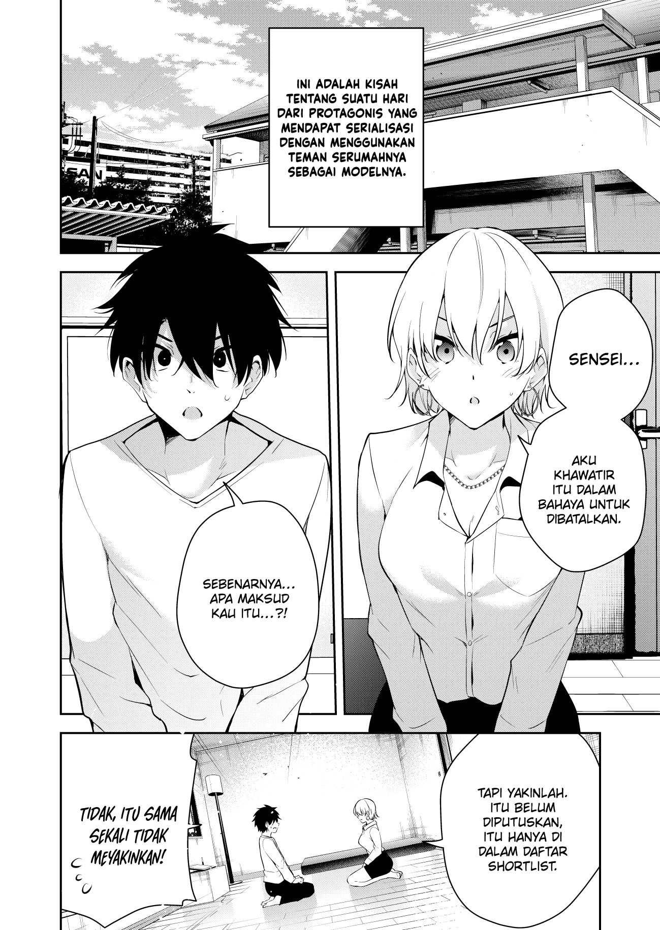 Mishiranu Joshikousei ni Kankin sareta Mangaka no Hanashi Chapter 49 - halaman 1