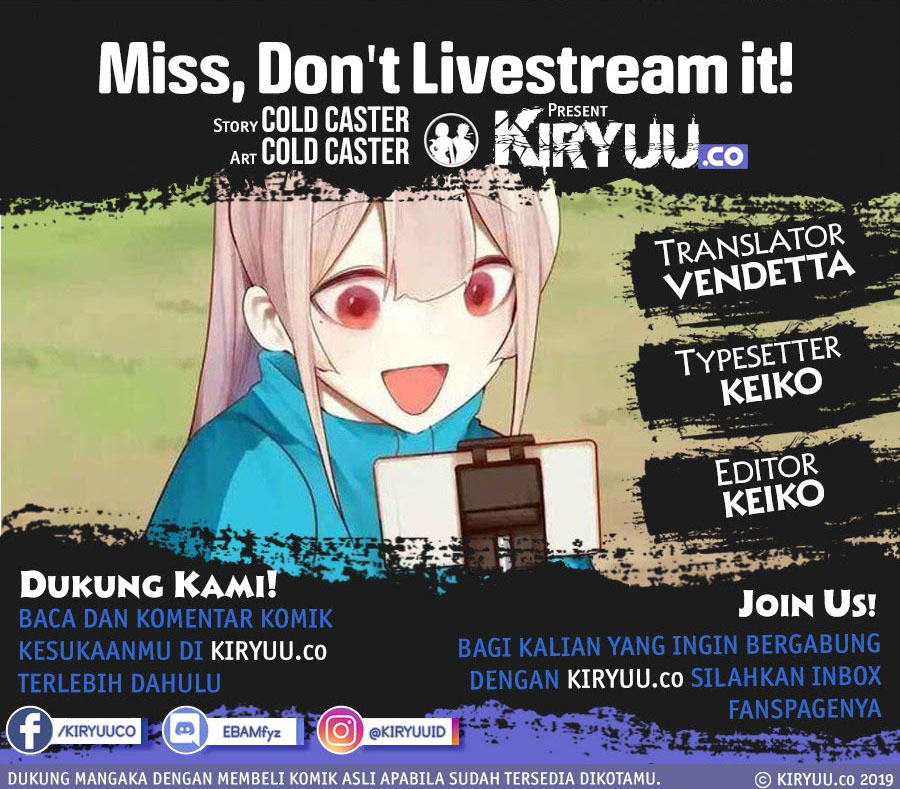 Miss, don’t livestream it! Chapter 10 - halaman 1
