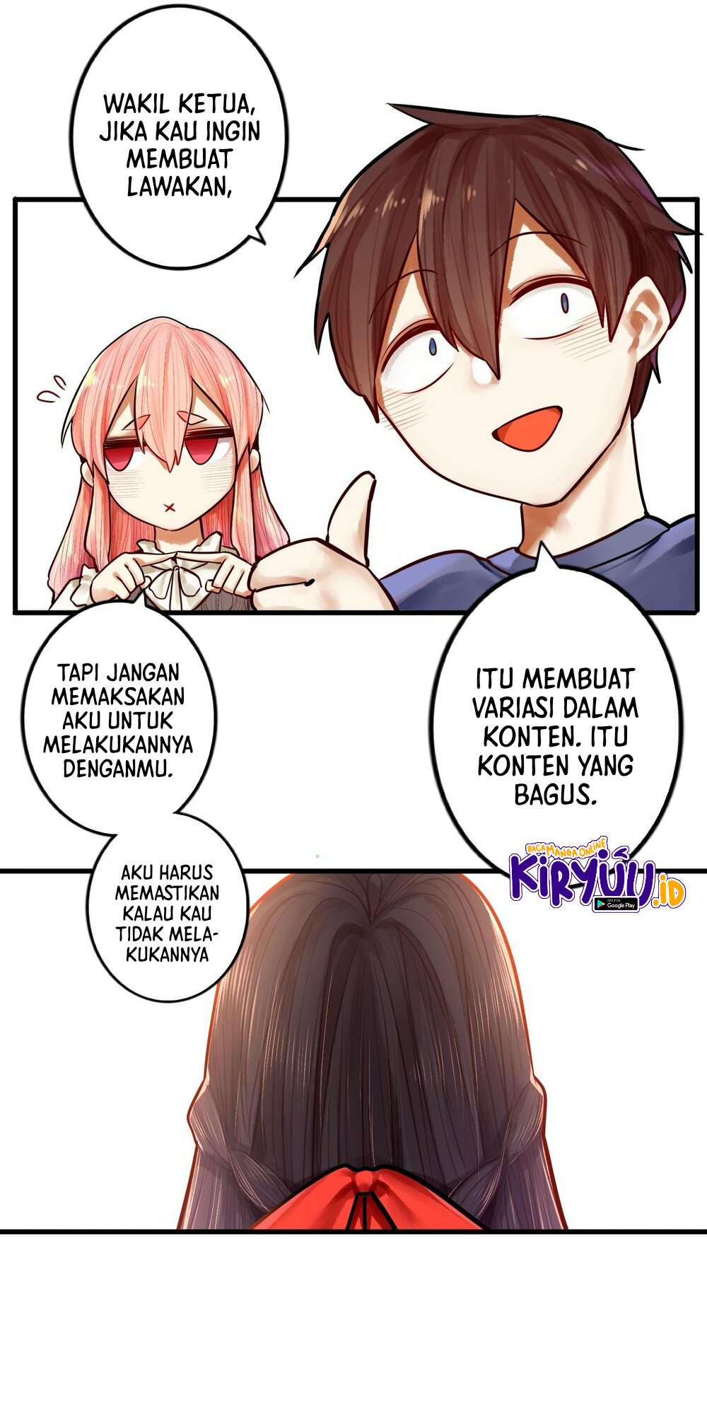 Miss, don’t livestream it! Chapter 26.2 - halaman 16