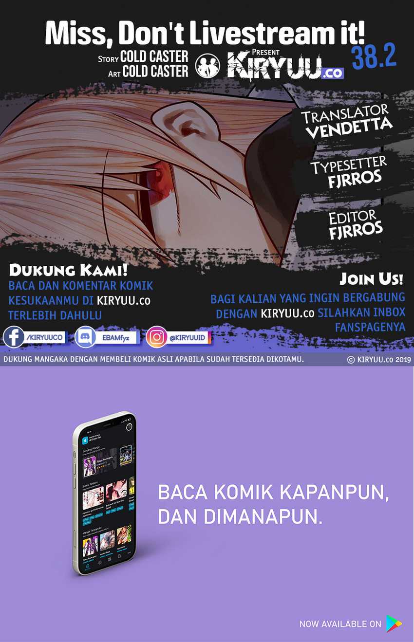Miss, don’t livestream it! Chapter 38.2 - halaman 2