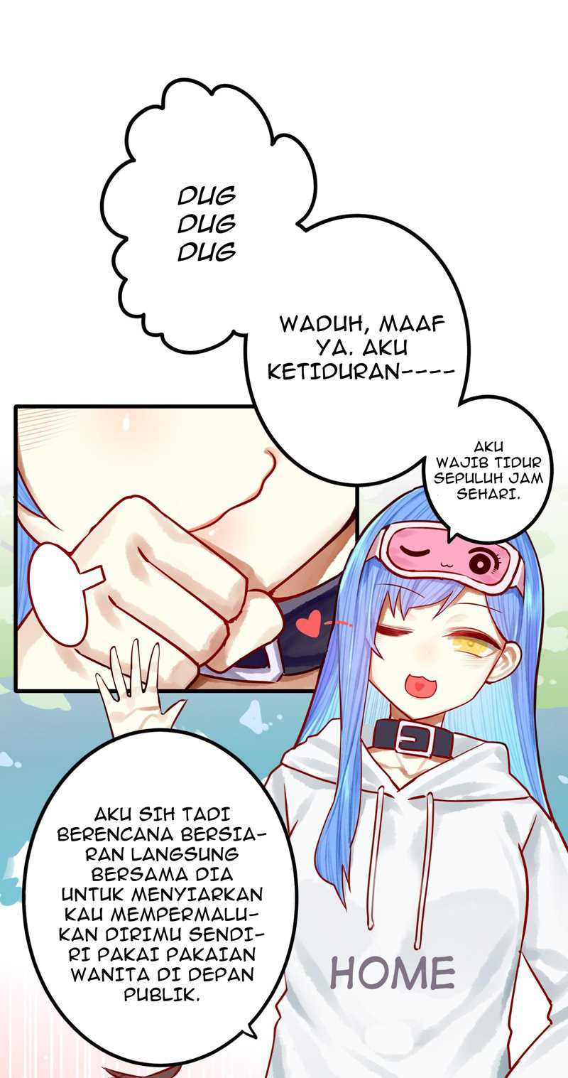 Miss, don’t livestream it! Chapter 40.2 - halaman 24