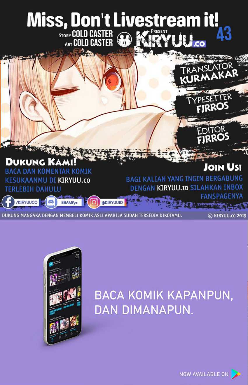 Miss, don’t livestream it! Chapter 43 - halaman 1