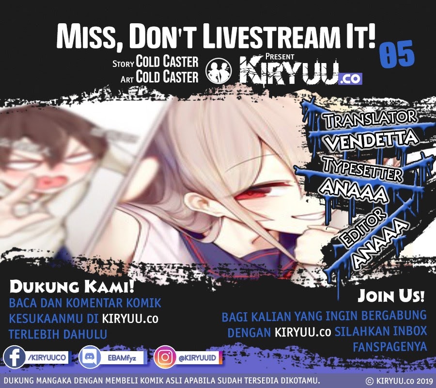 Miss, don’t livestream it! Chapter 5 - halaman 1
