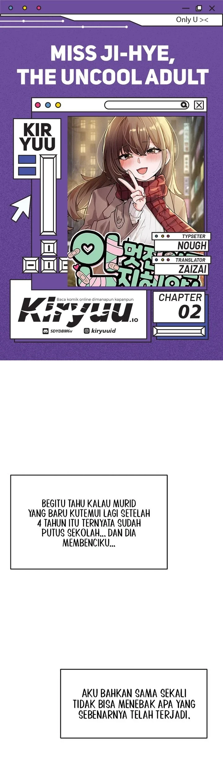 Miss Ji-Hye, The Uncool Adult Chapter 2 - halaman 1