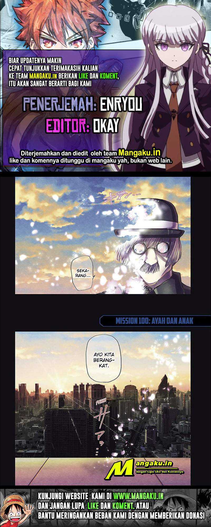 Mission: Yozakura Family Chapter 100 - halaman 1