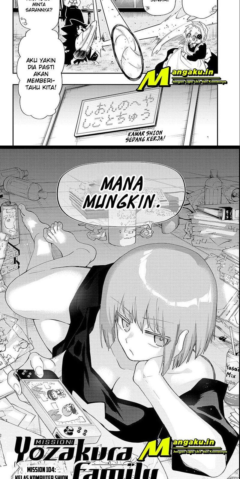 Mission: Yozakura Family Chapter 104 - halaman 2