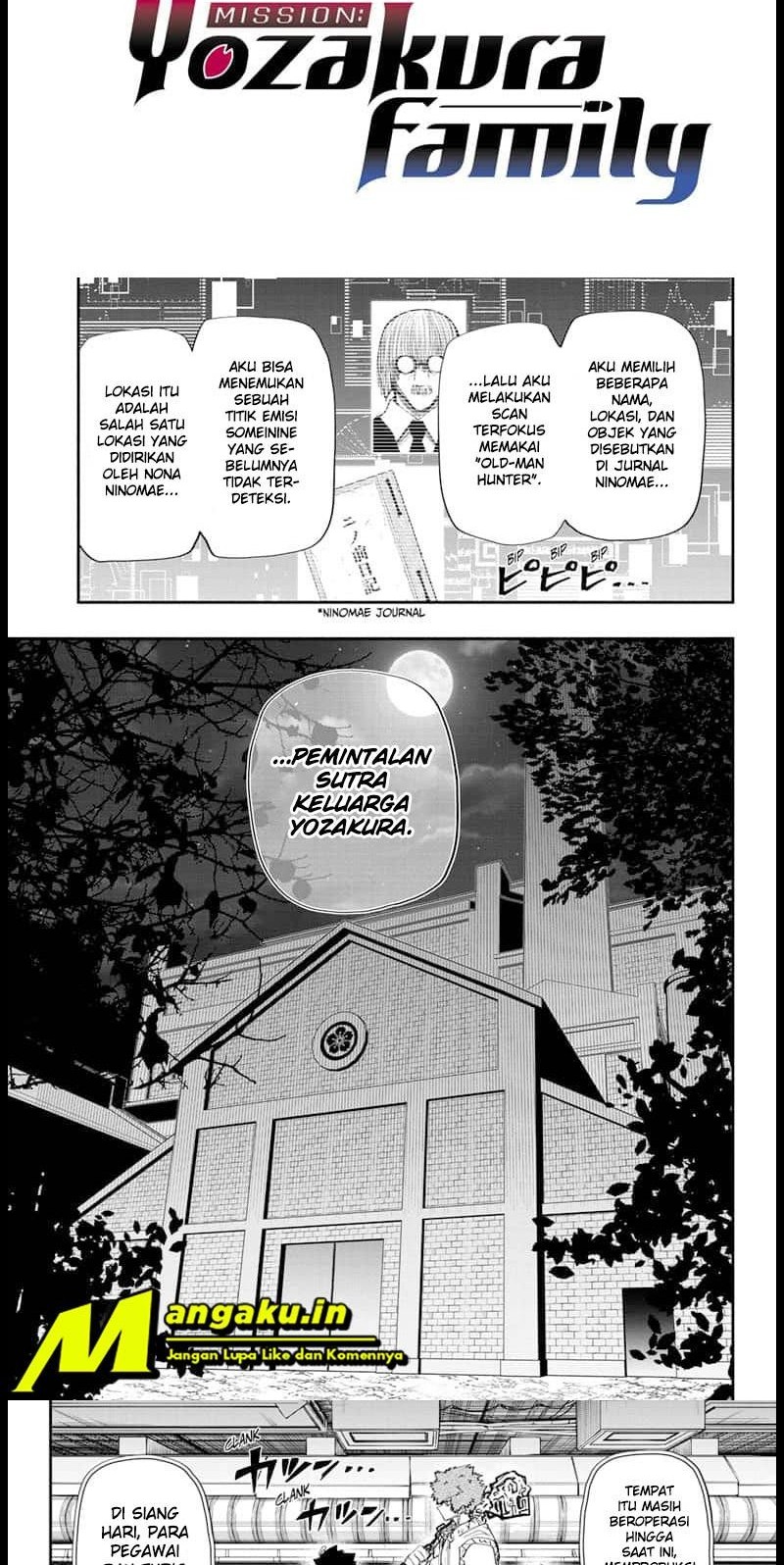 Mission: Yozakura Family Chapter 110 - halaman 2