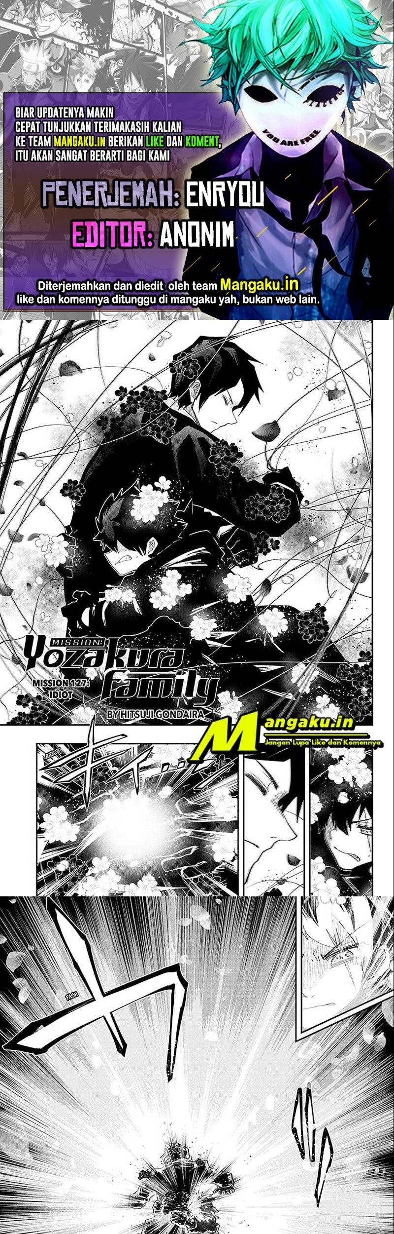 Mission: Yozakura Family Chapter 127 - halaman 1