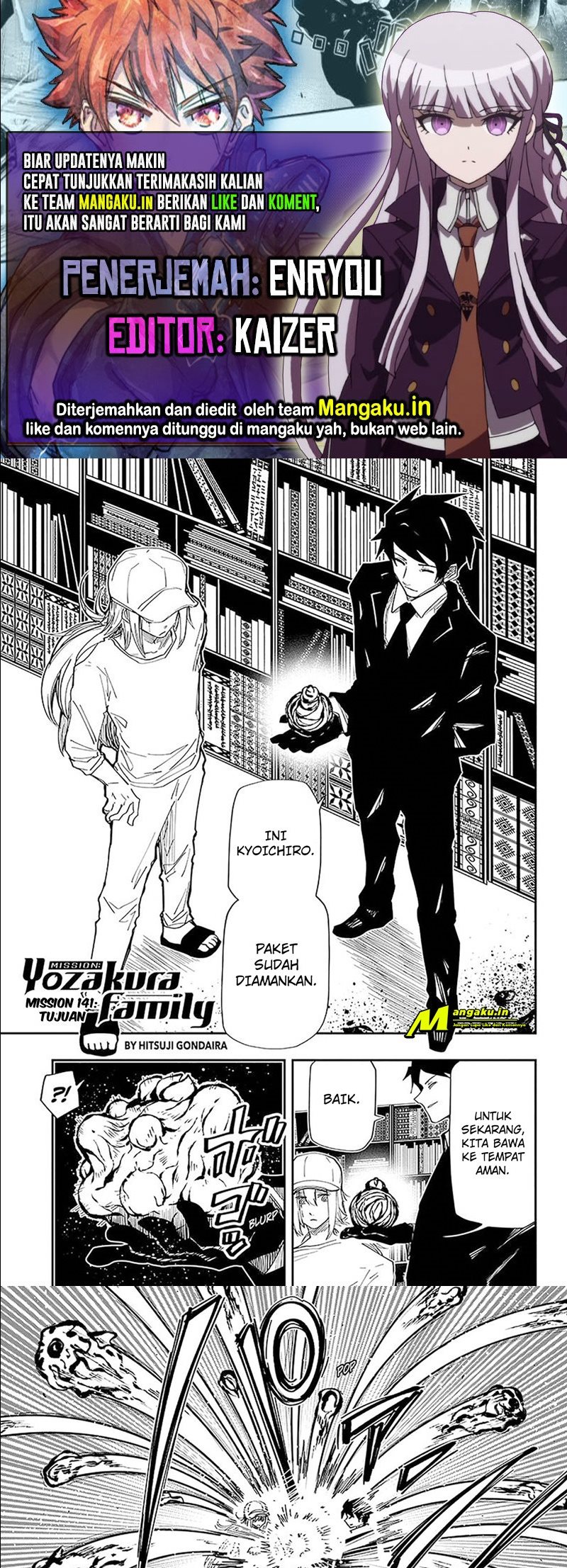 Mission: Yozakura Family Chapter 141 - halaman 1