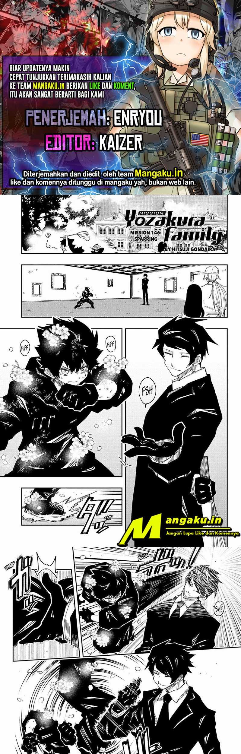 Mission: Yozakura Family Chapter 146 - halaman 1