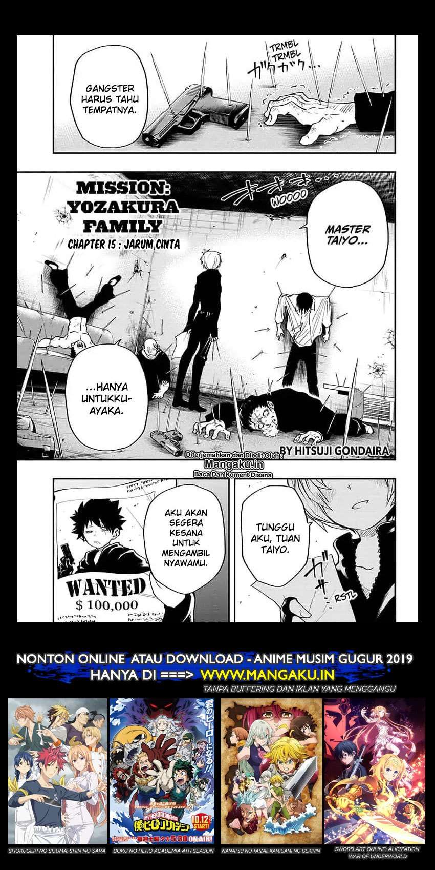 Mission: Yozakura Family Chapter 15 - halaman 2
