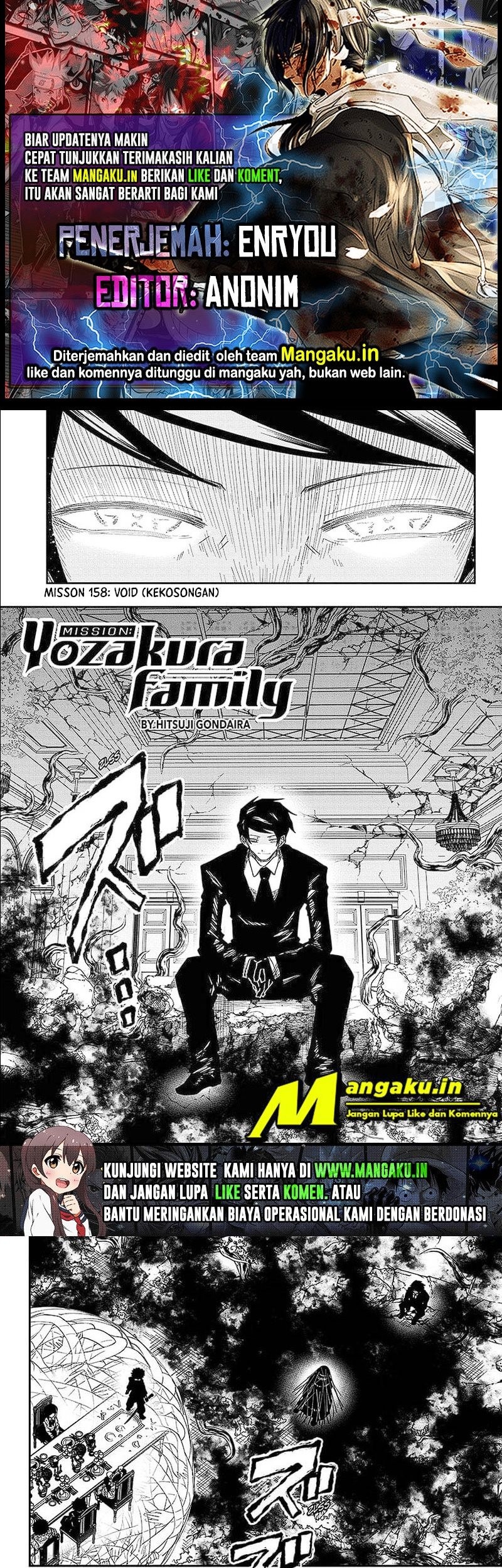 Mission: Yozakura Family Chapter 158 - halaman 1