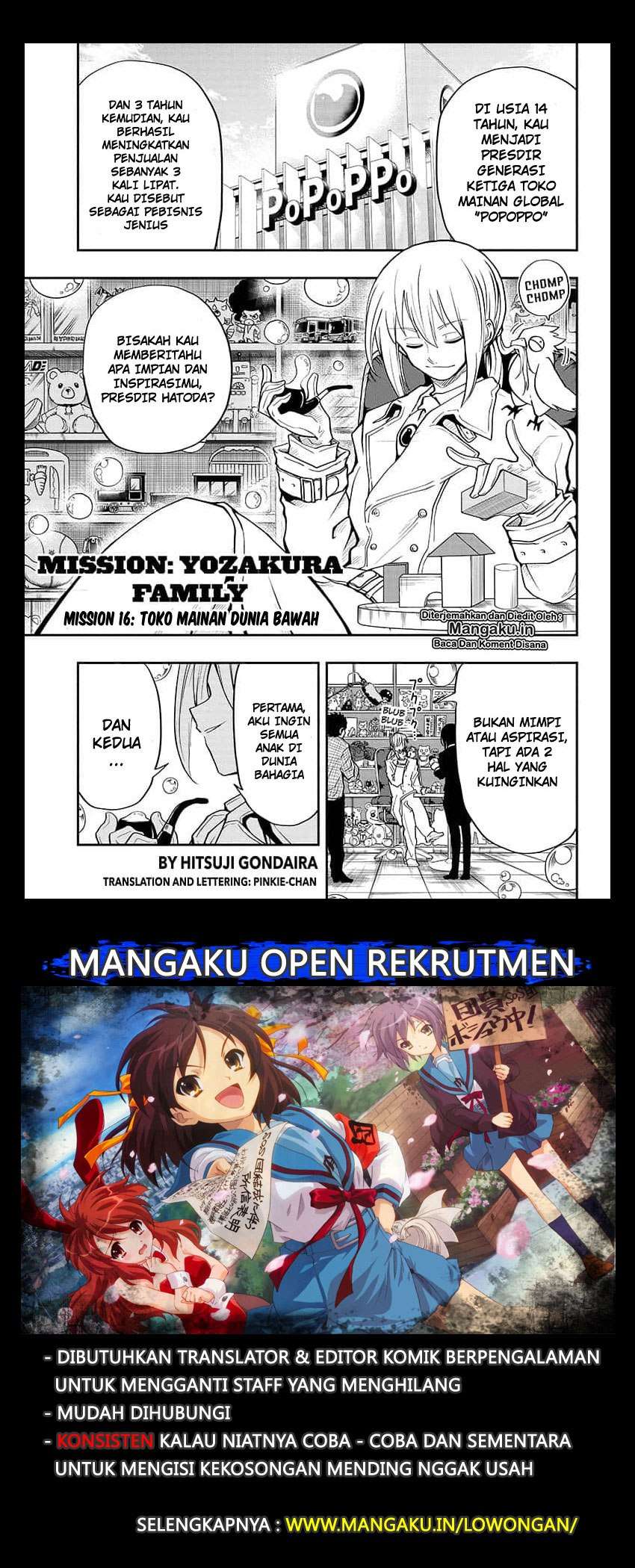 Mission: Yozakura Family Chapter 16 - halaman 2
