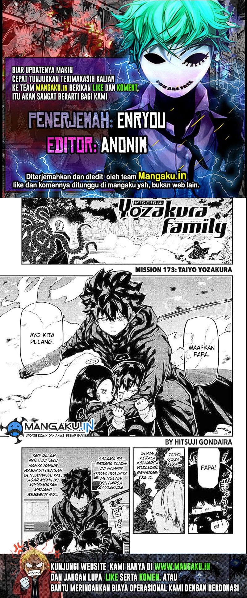 Mission: Yozakura Family Chapter 173 - halaman 1