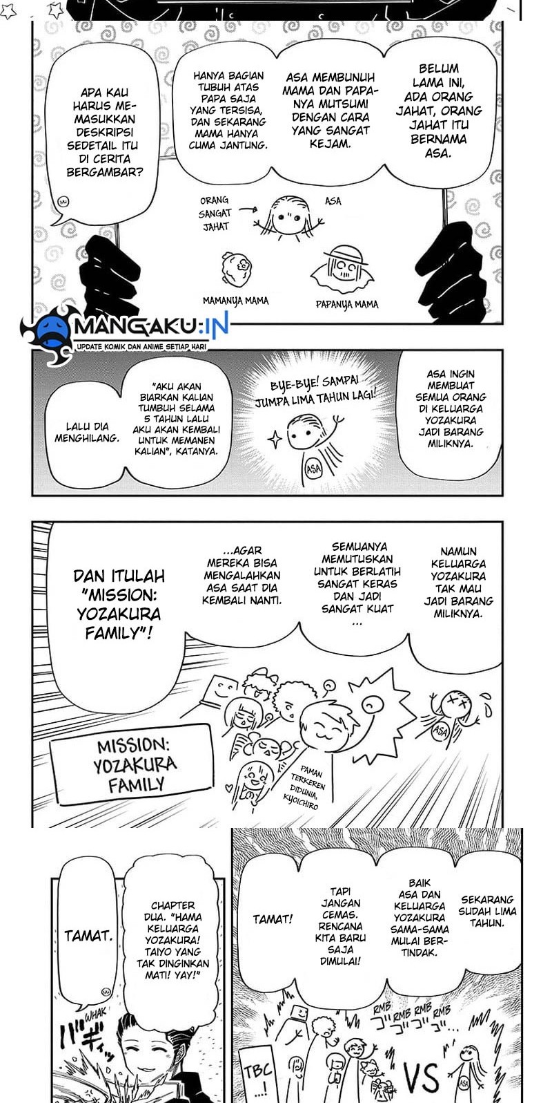 Mission: Yozakura Family Chapter 177 - halaman 4