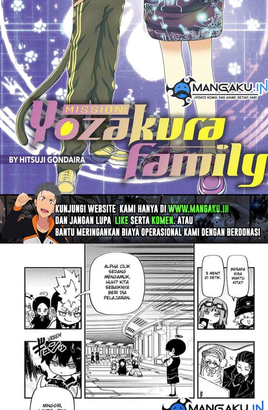 Mission: Yozakura Family Chapter 184 - halaman 2