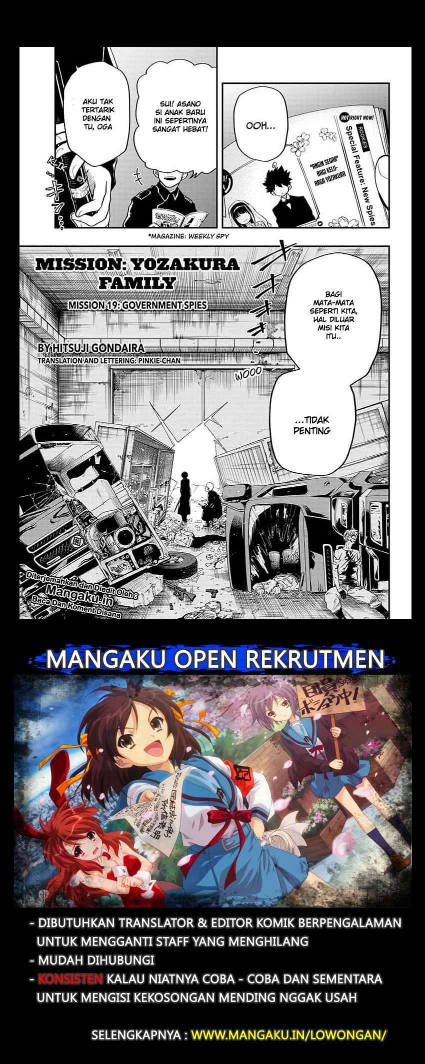 Mission: Yozakura Family Chapter 19 - halaman 2