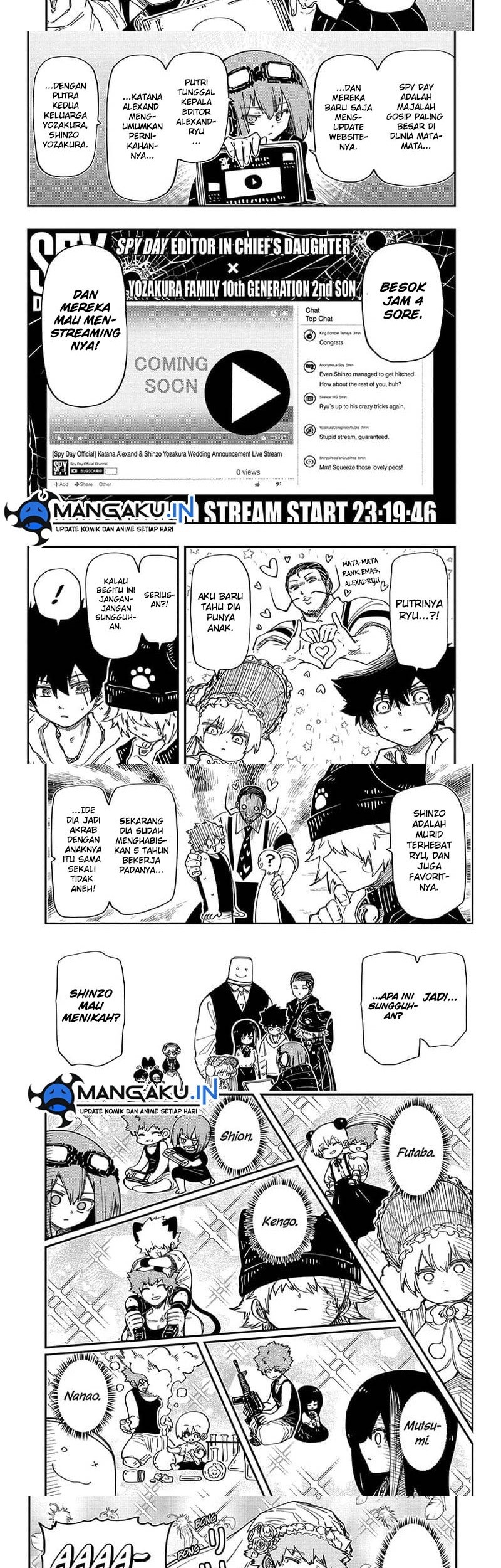 Mission: Yozakura Family Chapter 194 - halaman 3