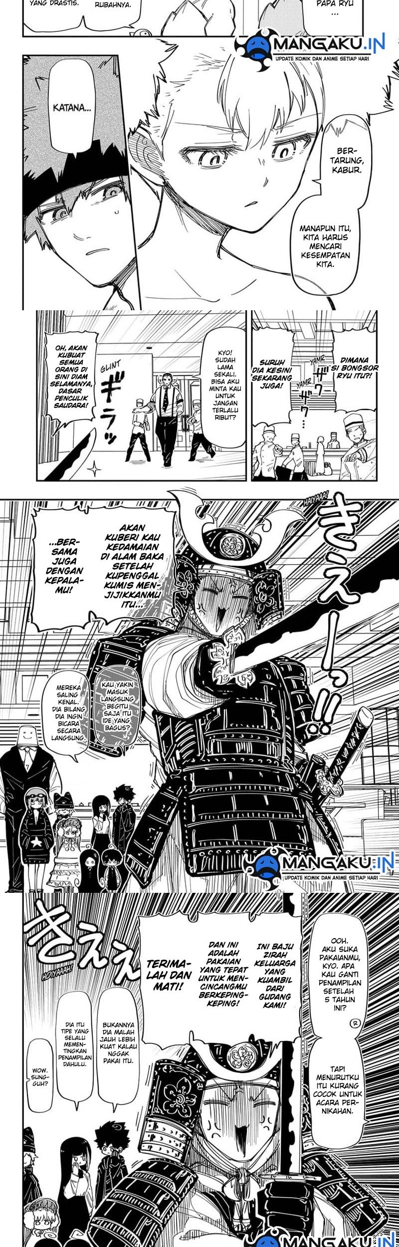 Mission: Yozakura Family Chapter 195 - halaman 5