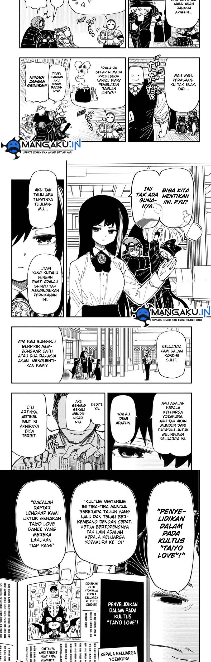 Mission: Yozakura Family Chapter 195 - halaman 9