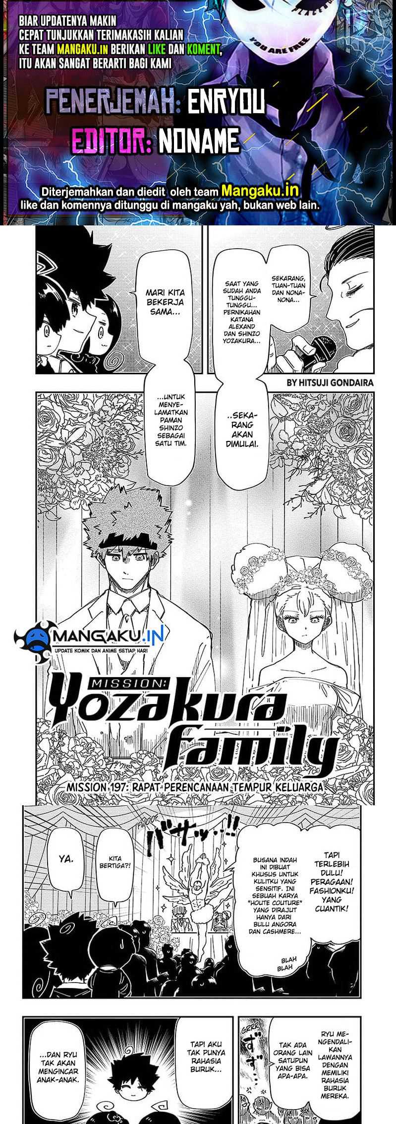Mission: Yozakura Family Chapter 197 - halaman 1
