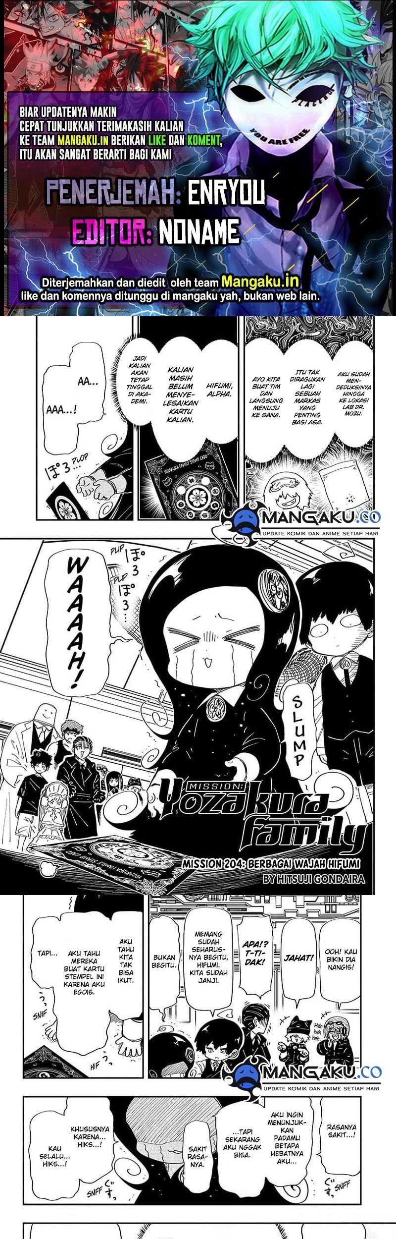 Mission: Yozakura Family Chapter 204 - halaman 1