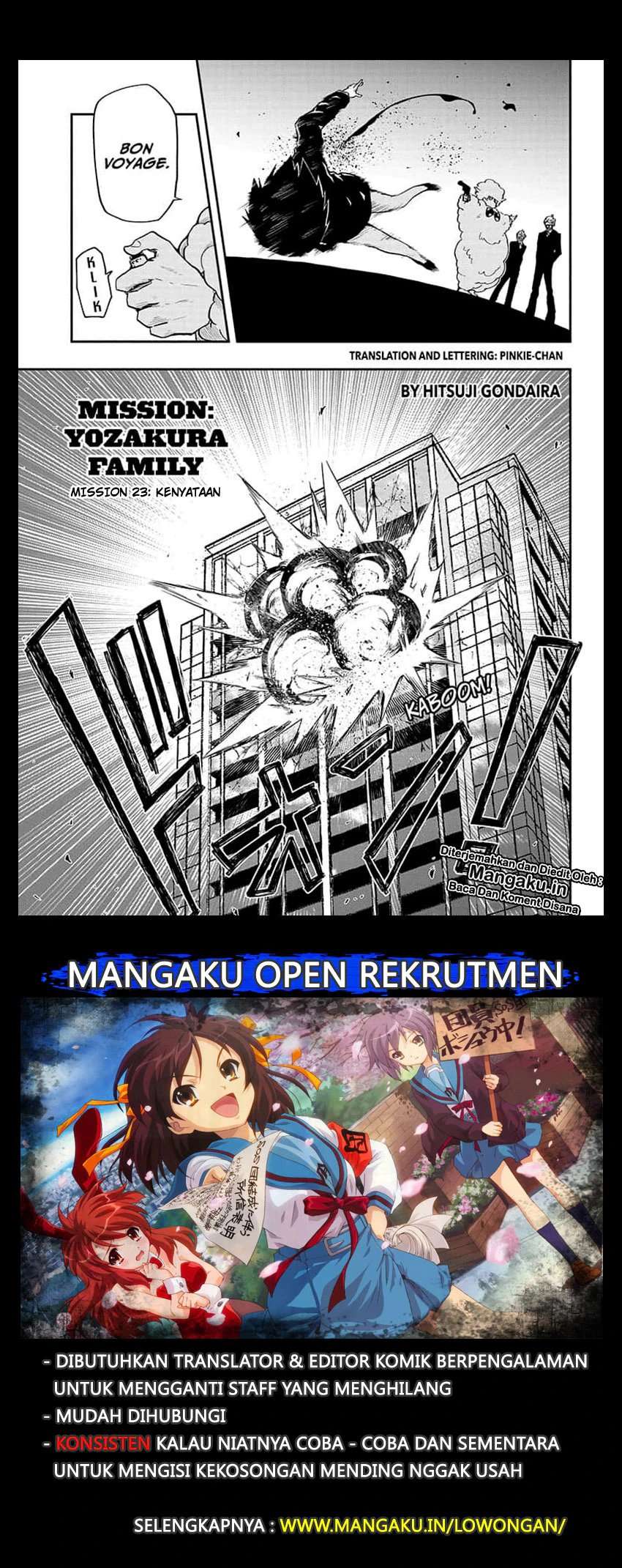 Mission: Yozakura Family Chapter 23 - halaman 2